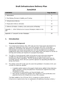 Draft Infrastructure Delivery Plan