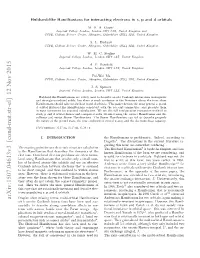 Hubbard-Like Hamiltonians for Interacting Electrons in S, P and D Orbitals