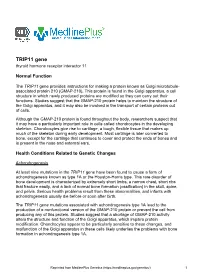 TRIP11 Gene Thyroid Hormone Receptor Interactor 11