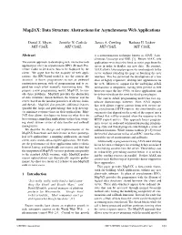 Data Structure Abstractions for Asynchronous Web Applications