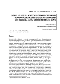 Features and Problems in the Construction of The