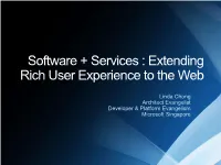 Introducing Microsoft Web Technologies