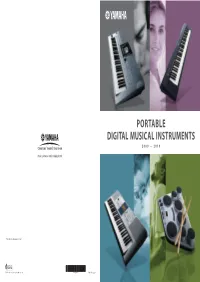 Portable Digital Musical Instruments 2009 — 2010