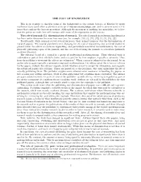 The Cost of Knowledge