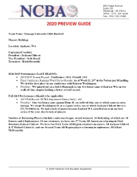 2020 Preview Guide