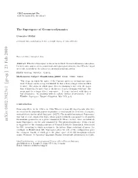 Arxiv:0902.3923V1 [Gr-Qc]