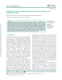 Simulating Melodic and Harmonic Expectations for Tonal Cadences Using Probabilistic Models