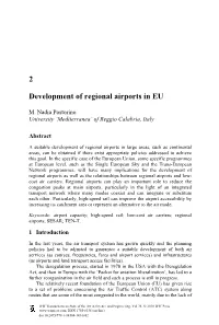 2 Development of Regional Airports in EU