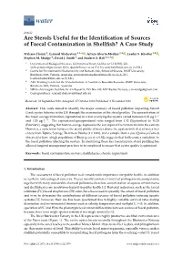 Are Sterols Useful for the Identification of Sources of Faecal Contamination in Shellfish?