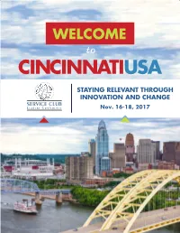 Cincinnati | 2017 1 Sponsors