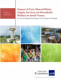 Ex-Post Impact Evaluation of a Project in Nepal