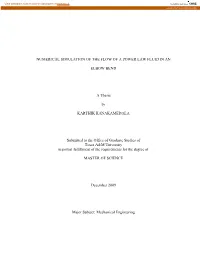 Numerical Simulation of the Flow of a Power Law Fluid in An