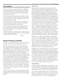 TECH NEWS Some Theory: Efficient Polishing Is Dependent on Surface-Feet-Per-Minute This Marks My First Issue As Technical Editor Forsnag News