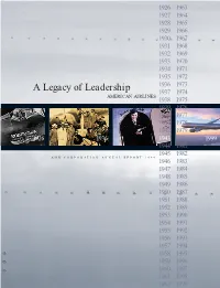 A Legacy of Leadership