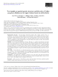 New Insights on Spatial Genetic Structure and Diversity of Coffea Canephora (Rubiaceae) in Upper Guinea Based on Old Herbaria