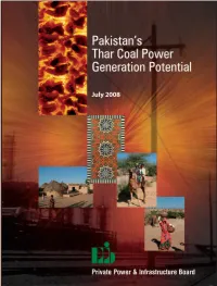 Thar Coal Power Generation Potential
