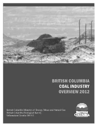 British Columbia Coal Industry Overview 2012 Part 2