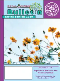 Bulletin Spring 2020