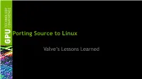 Porting Source to Linux