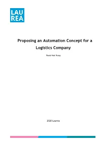 Proposing an Automation Concept for a Logistics Company