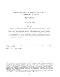 Strategic Uncertainty Aversion in Bargaining - Experimental Evidence∗