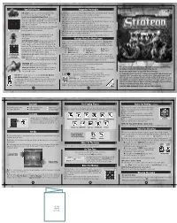 Suggested Strategies Stratego Duel: for New Players Specialist Pieces Contents the Playing Pieces Rules for Moving (Continued) R