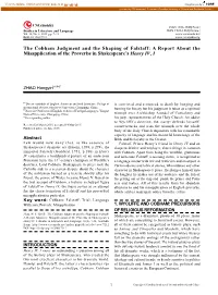 A Report About the Misapplication of the Proverbs in Shakespeare's