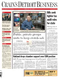 Bills Seek Tighter Tax Audit Rules for State Public, Private Groups Unite To