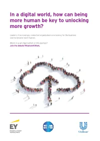 In a Digital World, How Can Being More Human Be Key to Unlocking More Growth?