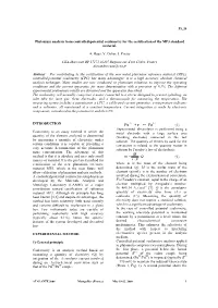 Plutonium Analysis from Controlled-Potential Coulometry for the Certification of the MP3 Standard Material