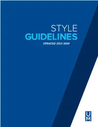 Style Guidelines