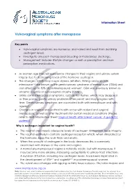 Vaginal Atrophy (VVA)