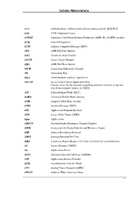 Cellular Abbreviations