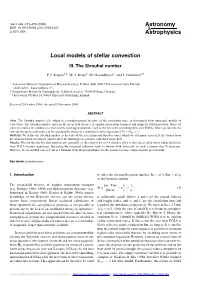 Local Models of Stellar Convection