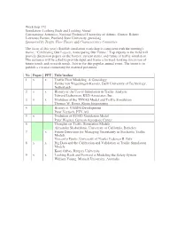 Papers on the History, Current Status, and Future of Traffic Simulation