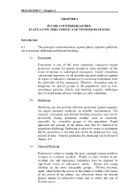 Plume Countermeasures: Evacuation, Sheltering and Thyroid Blocking