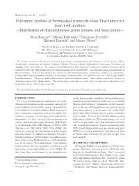 Polyamine Analysis of Brown-Algal Seaweeds (Class Phaeophyceae) from Food Markets —Distribution of Diaminohexane, Penta-Amines, and Hexa-Amine—