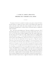 A Guide to Cohen's Structure Theorem for Complete