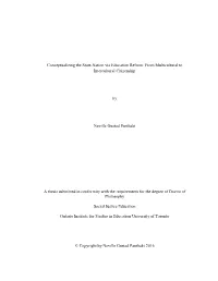 Conceptualizing the State-Nation Via Education Reform: from Multicultural to Intercultural Citizenship