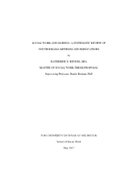 Social Work and Moreno: a Systematic Review Of