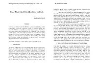 Some Theoretical Considerations on Caste
