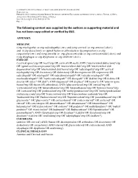 The Following Content Was Supplied by the Authors As Supporting Material and Has Not Been Copy-Edited Or Verified by JBJS