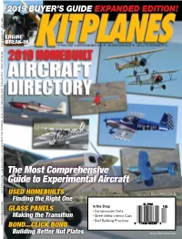 The Most Comprehensive Guide to Experimental Aircraft