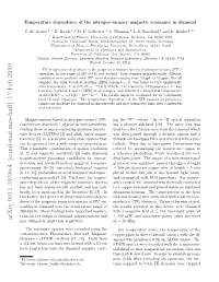Arxiv:0911.3938V4 [Cond-Mat.Mes-Hall] 17 Feb 2010 May Ultimately Limit Their Sensitivity