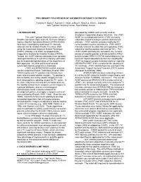 Preliminary Field Review of Automated Intensity Estimates