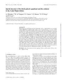 Spiral Structure of the Third Galactic Quadrant and the Solution to the Canis Major Debate � A