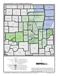 Chicago-Naperville, in Combined Statistical Area