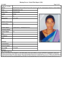 Missing Person - Period Wise Report (CIS) 27/12/2019 Page 1 of 38