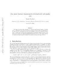 The Quasi-Assouad Dimension for Stochastically Self-Similar Sets