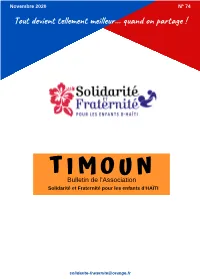 TIMOUN Octobre 2020